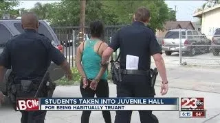 Truant students taken into Juvenile Hall