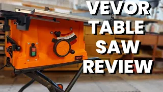 Vevor Table Saw Review - An Honest Look