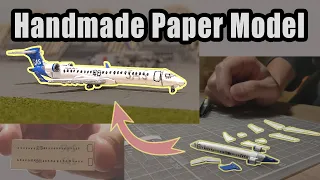 Making of: CRJ-900 paper model