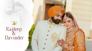 RAJDEEP & DAVINDER || PUNJABI HIGHLIGHT 4K || STUDIO GILL ZIRA ||