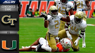 Georgia Tech vs. Miami Condensed Game | ACC Football 2019-20