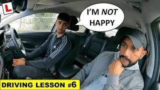 Learner Driver Was NOT Happy | A Disappointing Driving Lesson (Lesson 6 - Raajan's Driving Journey)