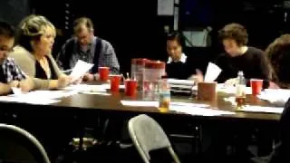 Scenes from "The Brementown Musicians" sing/read-through