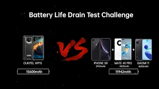 OUKITEL WP15 5G Rugged Phone 37 Hours Online Video Battery Endurance Contest.