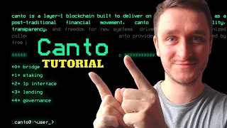 Canto Blockchain Tutorial: bridge, staking, yield farming, NFTs