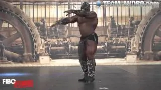 Kai Greene guest posing at the FIBO 2013.480