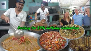 Cooking for our Balikbayan kabayan from Canada, US,and Saudi Arabia | 87th birthday celebration