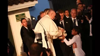 Revive la llegada del papa Francisco a la Nunciatura Apostólica en Bogotá