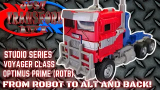 JUST TRANSFORM IT!: Studio Series Voyager Optimus Prime (RotB)