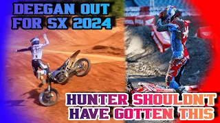 Haiden Deegan Out Supercross 2024 Season From Injury??? | Hunter Lawrence A Day That can't Forgotten