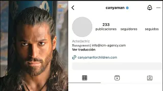 🗣💥  O QUE ACONTECEU COM A CONTA DO ATOR TURCO CAN YAMAN? * NESSA NOITE?