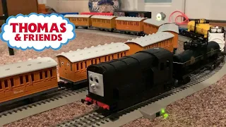 Long Lionel Train pulled by Devious Diesel! Stronger than I Thought!