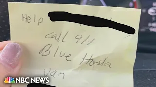 Arizona kidnapping victim's note leads to rescue