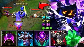 VEIGAR DOESN'T NEED AP ITEMS TO CARRY (FULL TANK, 4000+ HP, MOST DAMAGE)