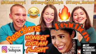 AIB Honest Indian Flights |REACTION!!!!  | Real Air hostess Reaction