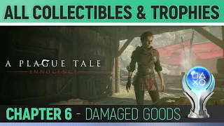 A Plague Tale: Innocence - All Collectibles and Trophies 🏆 - Chapter 6 (Damaged Goods)