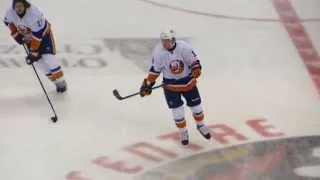 Ryan Strome during pre-game warm-up at the Islanders @ Senators hockey game