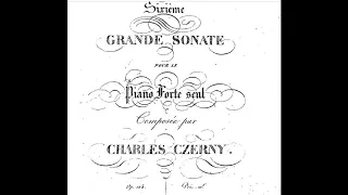 Carl Czerny Piano Sonate No.6 Op 124 in D minor, Martin Jones