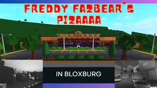 FREDDY FAZBEAR'S PIZZA IN BLOXBURG || Bloxburg Build Showcases