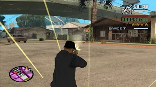 Home Coming with a 4 Star Wanted Level - GTA San Andreas - Mansion mission 3