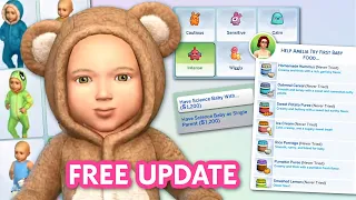 EVERYTHING IN THE INFANT UPDATE (base game) - new items! infant traits! birth marks! new gameplay!