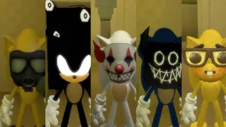 How to get the "Hazmat" "Void" "Killer Clown" "Glittched Entity" "Nerd" in Find The Sonic Morphs