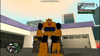 GTA San Andreas Transformers Bumblebee Evolution V2 Mod