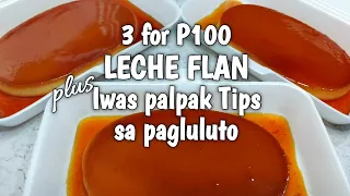 PAANO KUMITA NG MALAKI SA PAGGAWA NG 3 FOR 100 PESOS NA LECHE FLAN? | NEGOSYO RECIPE IDEA