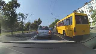 Driving in Kiev, Ukraine [29] (С Шелковичной в парк "Пирогово")