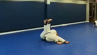 Gracie Jiu Jitsu blue belts sparring,  Peter and Patrick