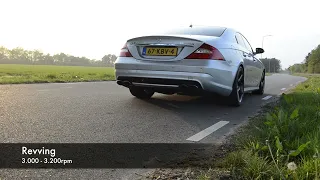 Mercedes #cls55 #amg Driveby #exhaust Sound (Center Resonator Delete) C219 W219 W211 C211 2005