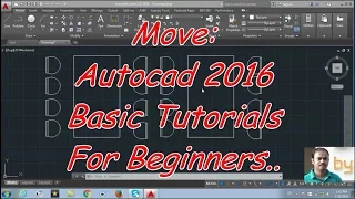 Move: Autocad 2016 cad software - online autocad classes Part 8-30