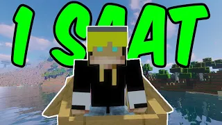 1 SAAT BOYUNCA MINECRAFT OYNADIM |  Ne Kadar Geliştim?