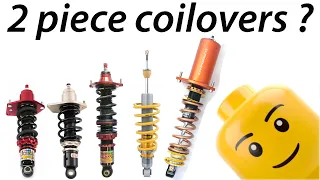 Two piece vs one piece shocks - What's the dealio?
