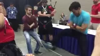 Jack & Mark's Sick Bagpipe Moves [Indy Pop Con 2015]