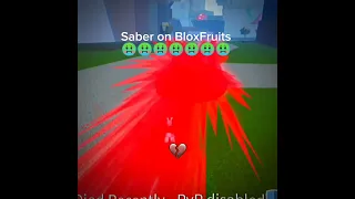 BloxFruits Saber VS King Legacy Saber #roblox #games #bloxfruits #kinglegacy