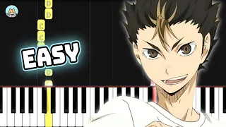 Haikyuu!! Season 3 OP - "Hikari Are" - EASY Piano Tutorial & Sheet Music