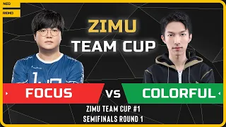 WC3 - Zimu Team Cup #1 - Semifinals Round 1: [ORC] FoCuS vs Colorful [NE]