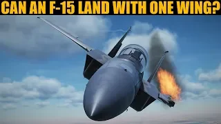 1983 Israeli F-15 Eagle Lands With Only One Wing | DCS Reenactment