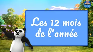 Apprendre les 12 mois de l'année en français pour enfants - (French months of the year)