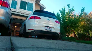 VW GTI MK7 - Stock, Resonator Delete, CTS Catted Downpipe Comparison