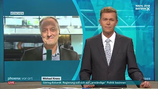 Michael Krons aus München zum Ergebnis der Landtagswahl in Bayern am 15.10.18