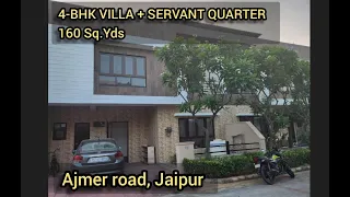 "Urgent Sale" 4-BHK Villa + Servent quarter " | OMAXE CITY | JAIPUR AJMER ROAD