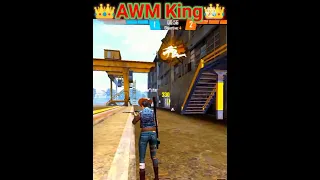 24k golden free fire shorts 💞 Awm king in free fire 🥰 cs rank gameplay video 😘 1vs4 clutch gameplay