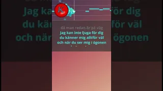 Lisa Nilsson -Långsamt farväl. Karaoke