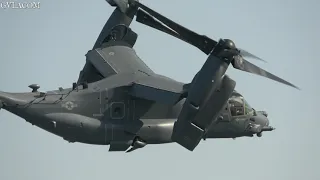 USAF Boeing CV-22B Osprey departure at RIAT 2022