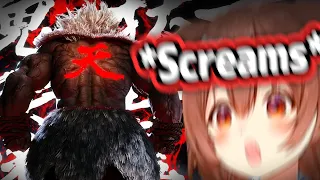 Korone Pulls Off Akuma's "Raging Demon" During Online Match And Her Reaction Is Priceless【Hololive】