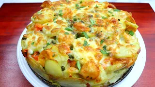 Potatoes And Eggs! I Have Never Eaten Such A Easy &  Delicious Dinner Like Before! Healthy & Tasty