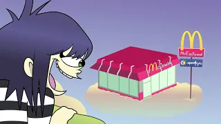 Gorillaz - Noodle Goes to Macca's (Official Video)