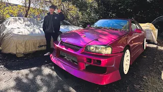 My Drift Car in Japan! The 1JZ R34 Skyline!